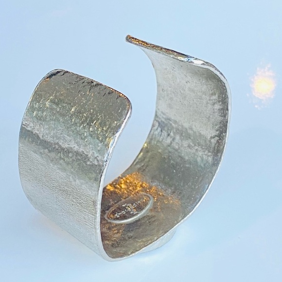 Shari Dixon Pressed Flower Orange Cuff Bracelet - Picture 3 of 9